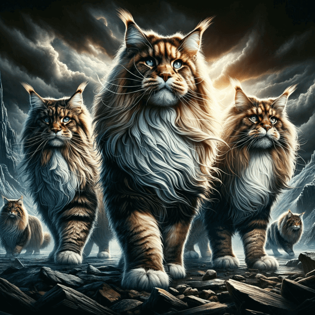 Badass Maine Coon Cats