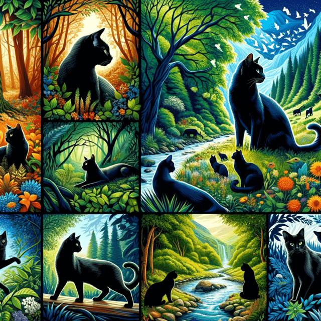 Black Cat Names Inspired by Nature