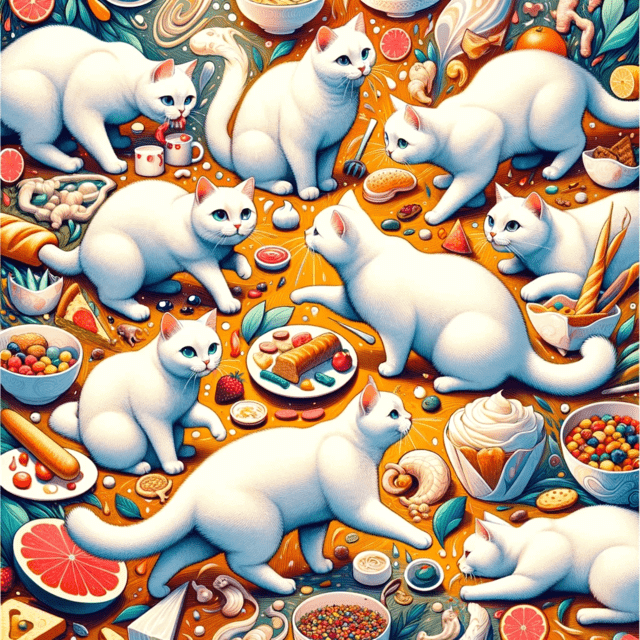 Food Names for White Cats