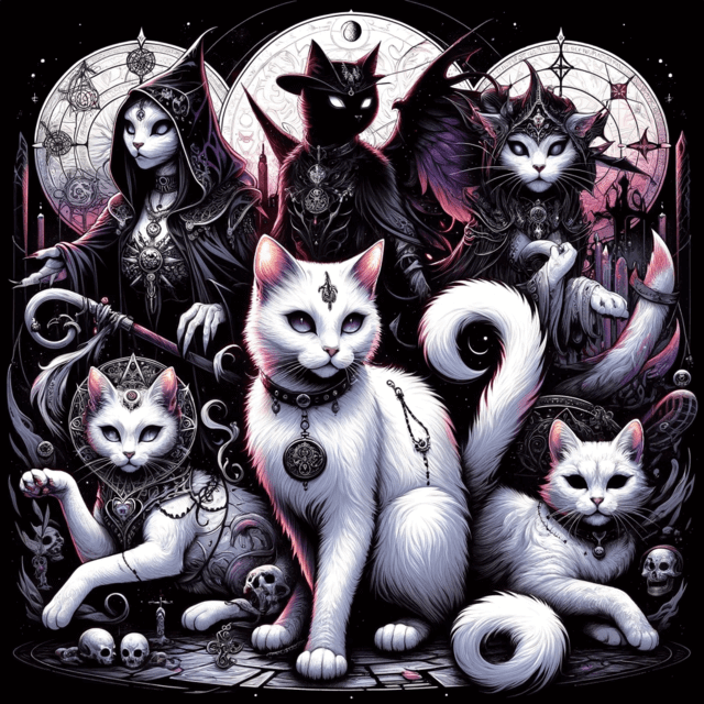 Gothic White Cat Names