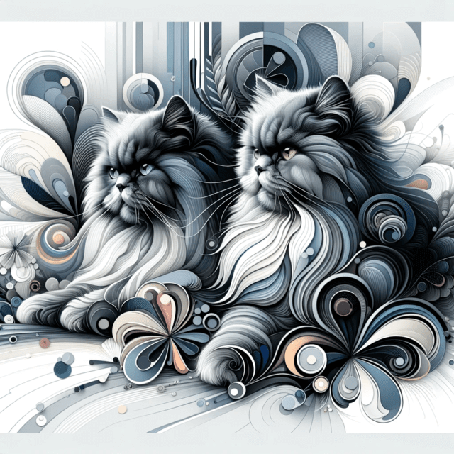 Gray Persian Cats