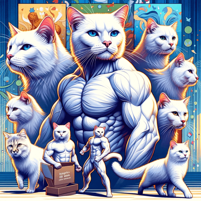 Illustration about Male White Cat Names