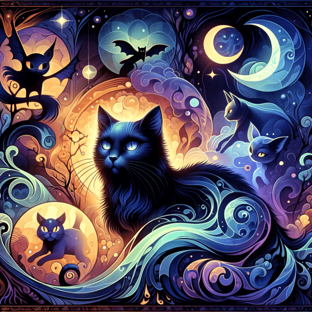 Mystical Black Cat Names