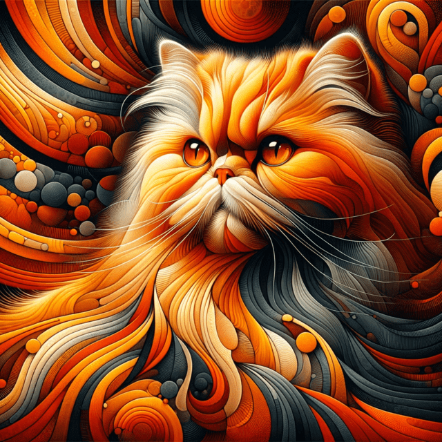 Orange Persian Cats