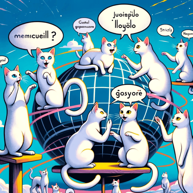 White Cat Names Inspired by Languages