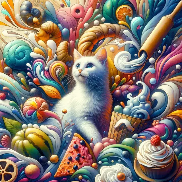 Food-Inspired Female White Cat Names