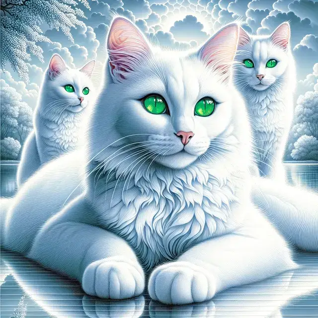 Names for White Cats with Green Eyes